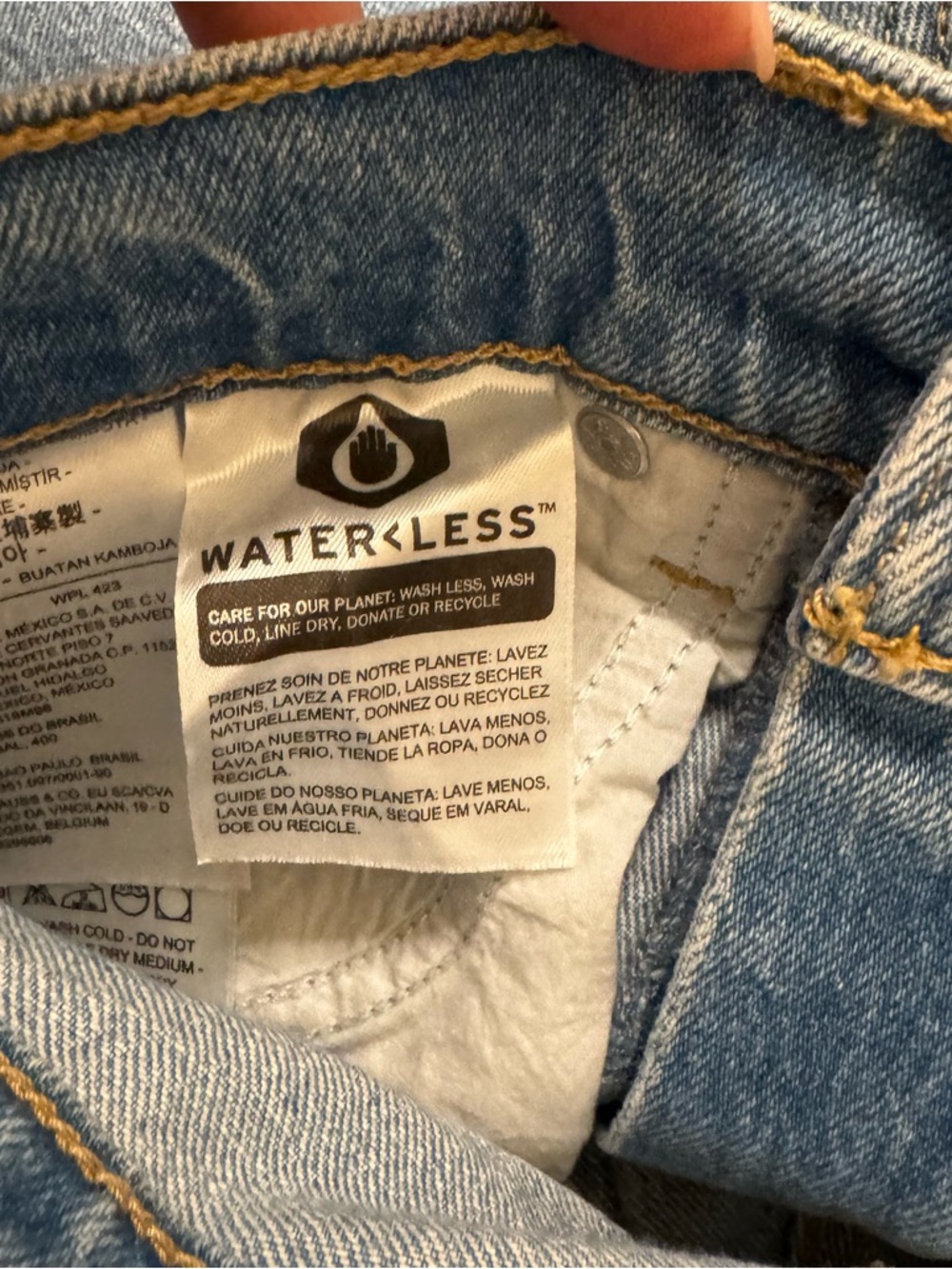 Levi’s 70s High Slim Straight Jeans Light Wash W25 Vintage Fit NEW Condition - Picture 6 of 13